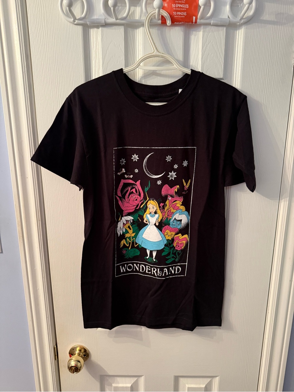 Disney Alice in Wonderland Black Graphic Tee
